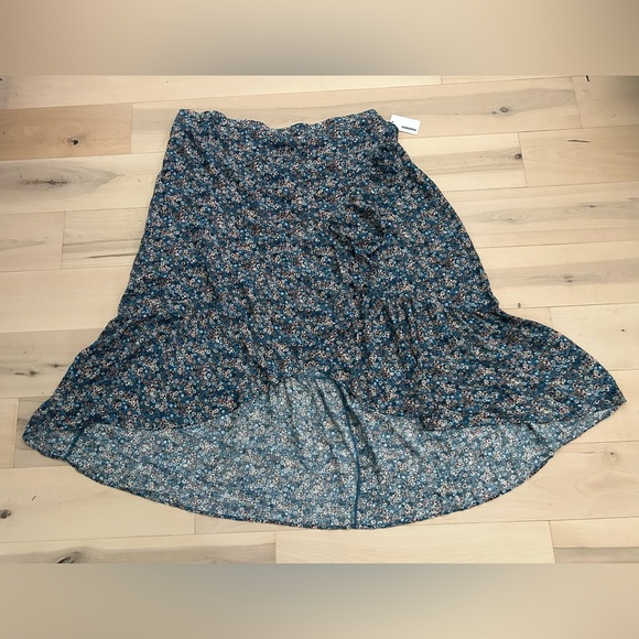 NWT Sonoma Floral Ruffled Hi Low Skirt 2X - Picture 1 of 12